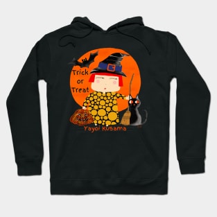 Halloween with Yayoi Kusama and her pumpkin Hoodie